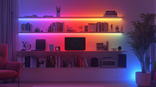 design a beautifully looking wall for a youtube video