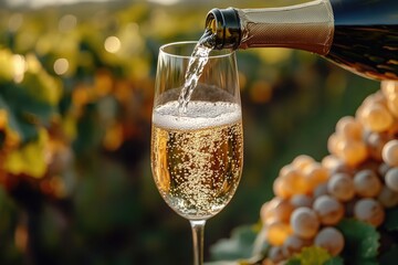 Tasting Grand Cru Brut Champagne in Sunny Cote des Blancs Vineyards, Cramant, France