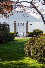 Parco Ciani, a city park by the lake