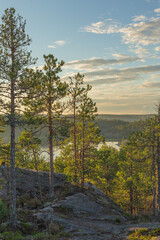 View of Karelia region in Russia
