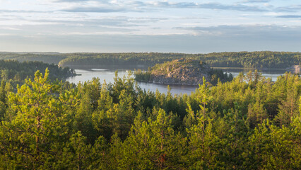 View of Karelia region in Russia