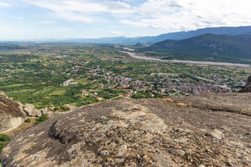 Panoramic view of Meteora Monasteries, Greece