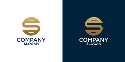 letter s abstract monogram logo vector design