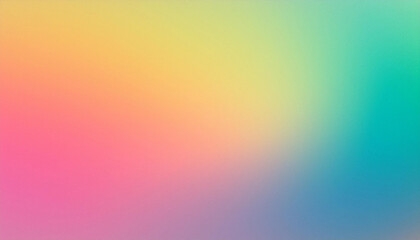 Obraz premium Abstract background with a grainy gradient of multiple colors, smooth transitions, and a soft focus effect.