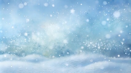 Shimmering snow background