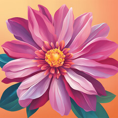 Fototapeta premium Ilustração de flores.