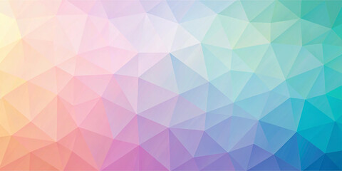 Fototapeta premium Minimalist Geometric Background Design with Soft Pastel Colors & Smooth Gradients