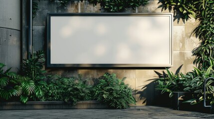 Mockups billboard of Malls, Modern Buildings, Outdoor Info Bans White template for advertising billboard