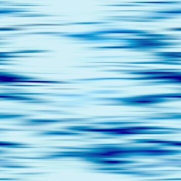 Modern summer thin line striped blur wash seamless pattern background for trendy beach wear and coastal living designs. Repeatable alcohol ink bleed effect in blue white indigo colors