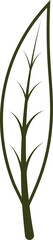 Leaf Outline Icon, Leaves Outline Illustration
