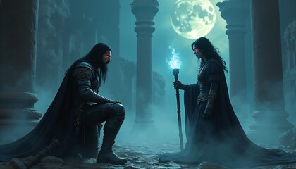 Dark Fantasy Gothic Realm - A.I.-Generated Artwork