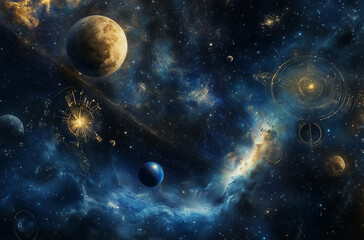 Space Gear and Planets on a Galactic Sheet: A Journey Through the Cosmos