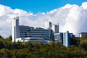 the main building of the university of siegen germany