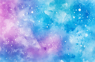 Energetic Watercolor Background with Abstract Scallops: Dynamic Energy Captured on Canvas