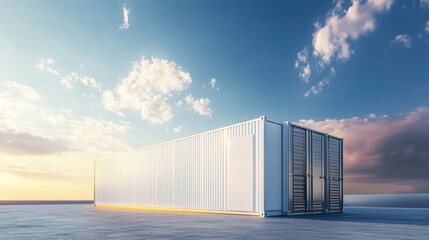 Obraz premium Modern Shipping Container Architecture