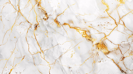 Fototapeta premium White and gold marble texture pattern with high resolution, suitable for book covers, brochures, posters, and wallpaper