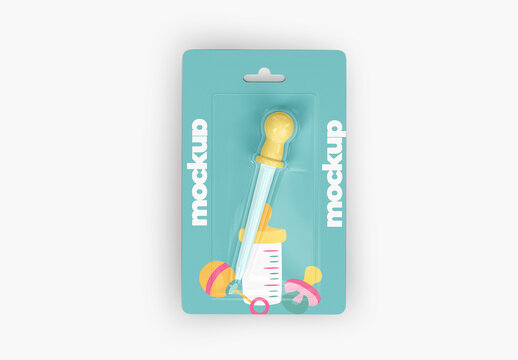 Baby Medicine Dropper Mockup