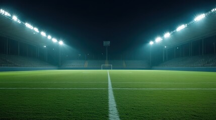 Night Football Stadium