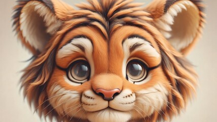 Fototapeta premium A tiger illustration