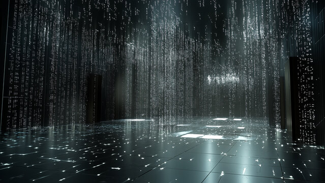 Digital Brilliance: Light and Computer Code in Perfect Harmony