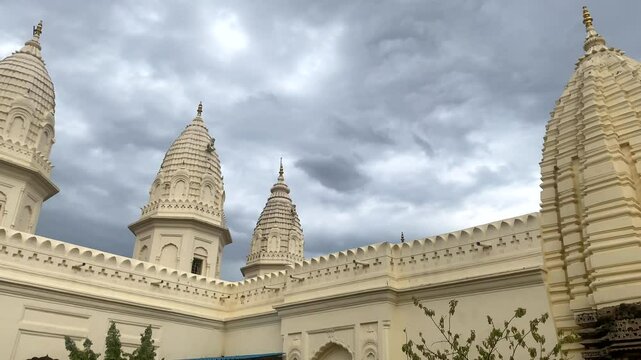 Bhagawan parshwanath digambar jain mandir in khajuraho the group of monuments of hindu and jain temples in chhatarpur district, madhya pradesh, India.Unesco world heritage site.