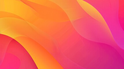 Abstract Background with Vibrant Orange and Pink Hues