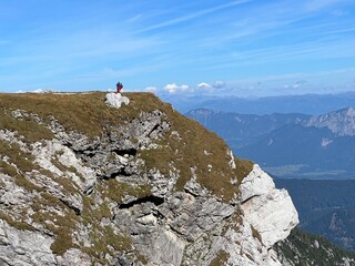 Alpine pastures around Mangart peak in the Julian Alps, Strmec na Predelu (Triglav National Park,...