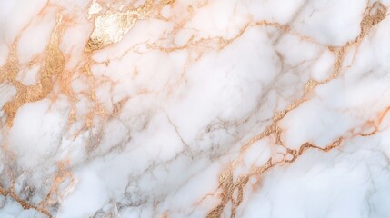 Rose gold and white marble texture, modern and elegant marble generative ai