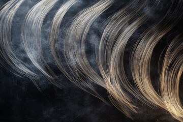 A luxury abstract background with delicate platinum lines softly cascading over a matte charcoal surface, giving a sleek and modern feel.