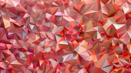 Abstract red and gold geometric background.