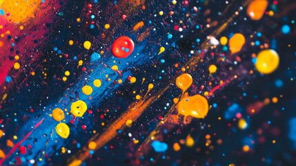 Splattered paint. abstract background generative ai