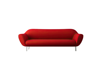 sofa on a white transparent background