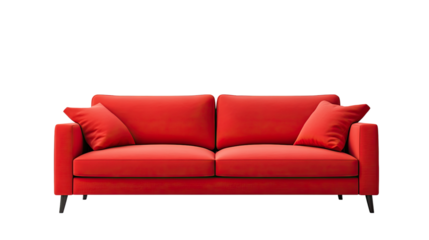 sofa on a white transparent background
