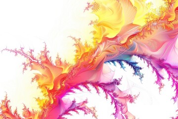 Obraz premium Ethereal beauty of intricate fractal patterns
