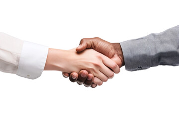 Outdoor teamwork among diverse individuals isolated on transparent background