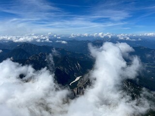 Picturesque and beautiful clouds over the Julian Alps, Strmec na Predelu (Triglav National Park, Slovenia) - Malerische und sch&ouml;ne Wolken &uuml;ber den Julischen Alpen (Triglav-Nationalpark, Slowenien)