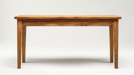minimalist wooden console table
