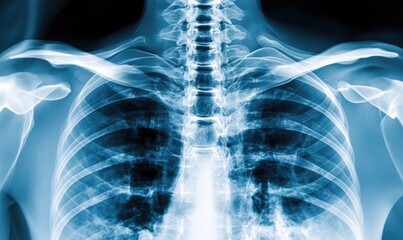 X-Ray Image Showing Detailed Bone Structure