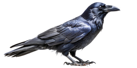 Raven isolated without background