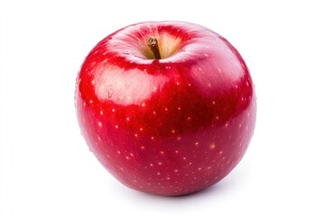 Red apple isolated on white background , ai