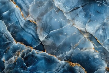 Fototapeta premium Blue marble texture with gold veins. Perfect for backgrounds, website design, and more.