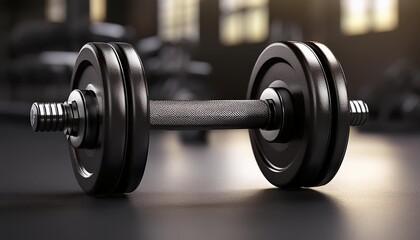 Naklejka premium dumbbell on a white background