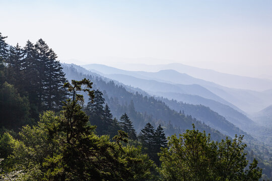 Oconaluftee Valley in the Great Smoky Mountains