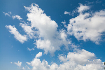Clouds and Blue Sky in the Great Smoky Mountains