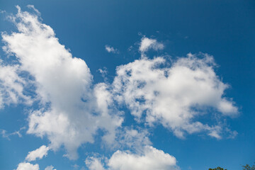 Clouds and Blue Sky in the Great Smoky Mountains