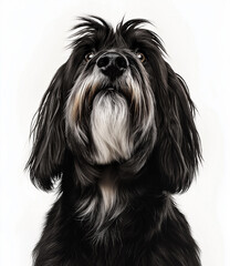 Adorable English Setter Dog Portrait: Award-Winning Photography with Soft Lighting and High Resolution 