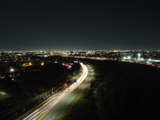 highway at night