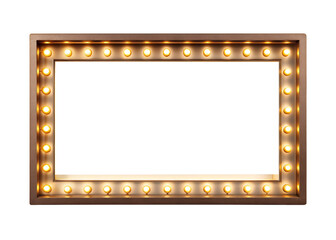 Lightbox Signage with Bright Frame for Advertising