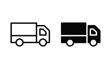 Truck icon, Truck sign vector 