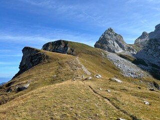 Walking and hiking trails around the Peak of Mangart and in the Julian Alps, Strmec na Predelu...